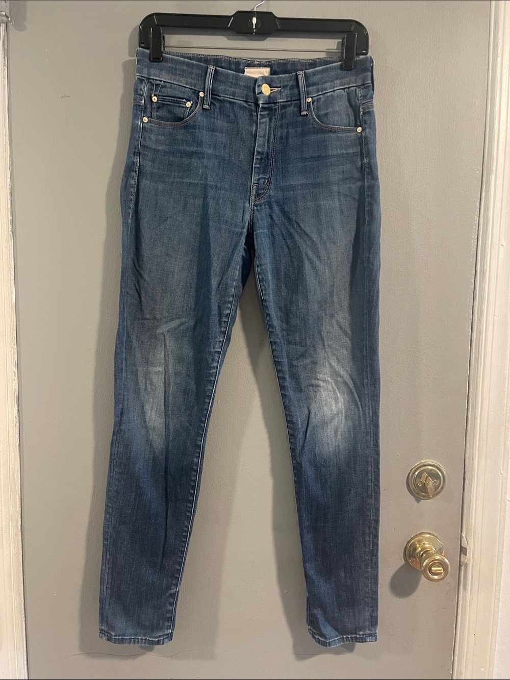 MOTHER High Waisted Looker Ankle Jeans Size 26